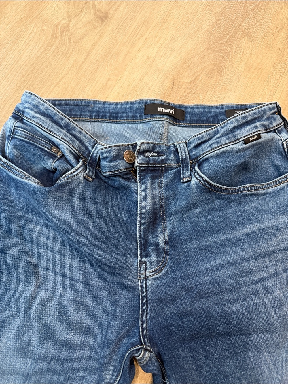 Mavi Zach Straight Leg Jeans Men's 32x32 Blue Stretch Tencel Denim